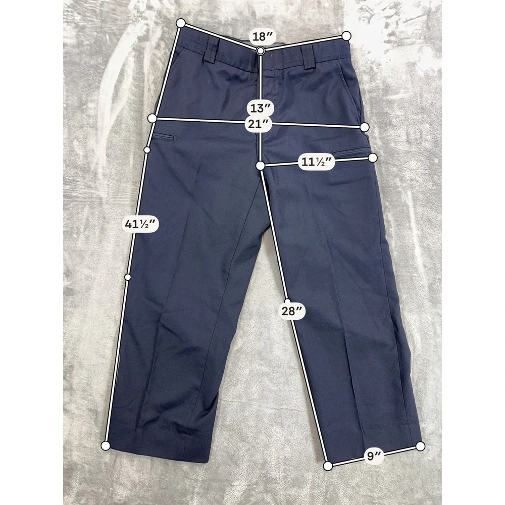 Blauer Tactical Uniform Pants Mens Size 36x28 Dark Navy Wool Blend Workwear